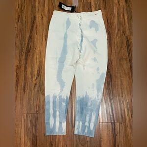 Nili Lotan NEW! Cloud Tie-Dye Ankle Pants